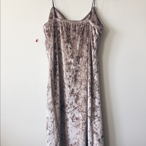 SOLD Velvet Mini Dress - Picture 4 of 5